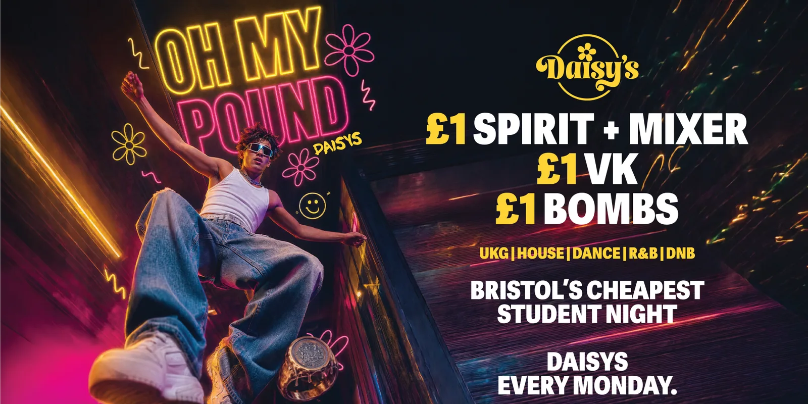 Oh My Pound Mondays - £1 Drinks