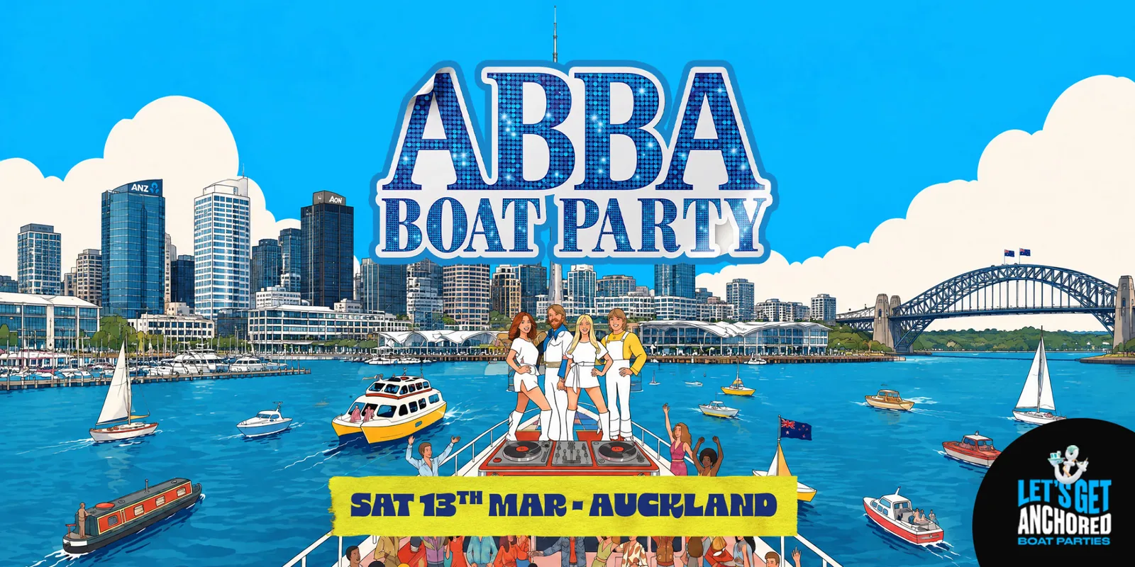 Gimme! Gimme! Gimme! ABBA Inspired Boat Party - Auckland
