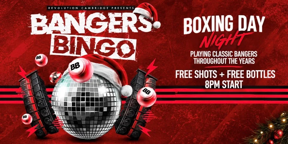 BANGERS BINGO X BOXING DAY