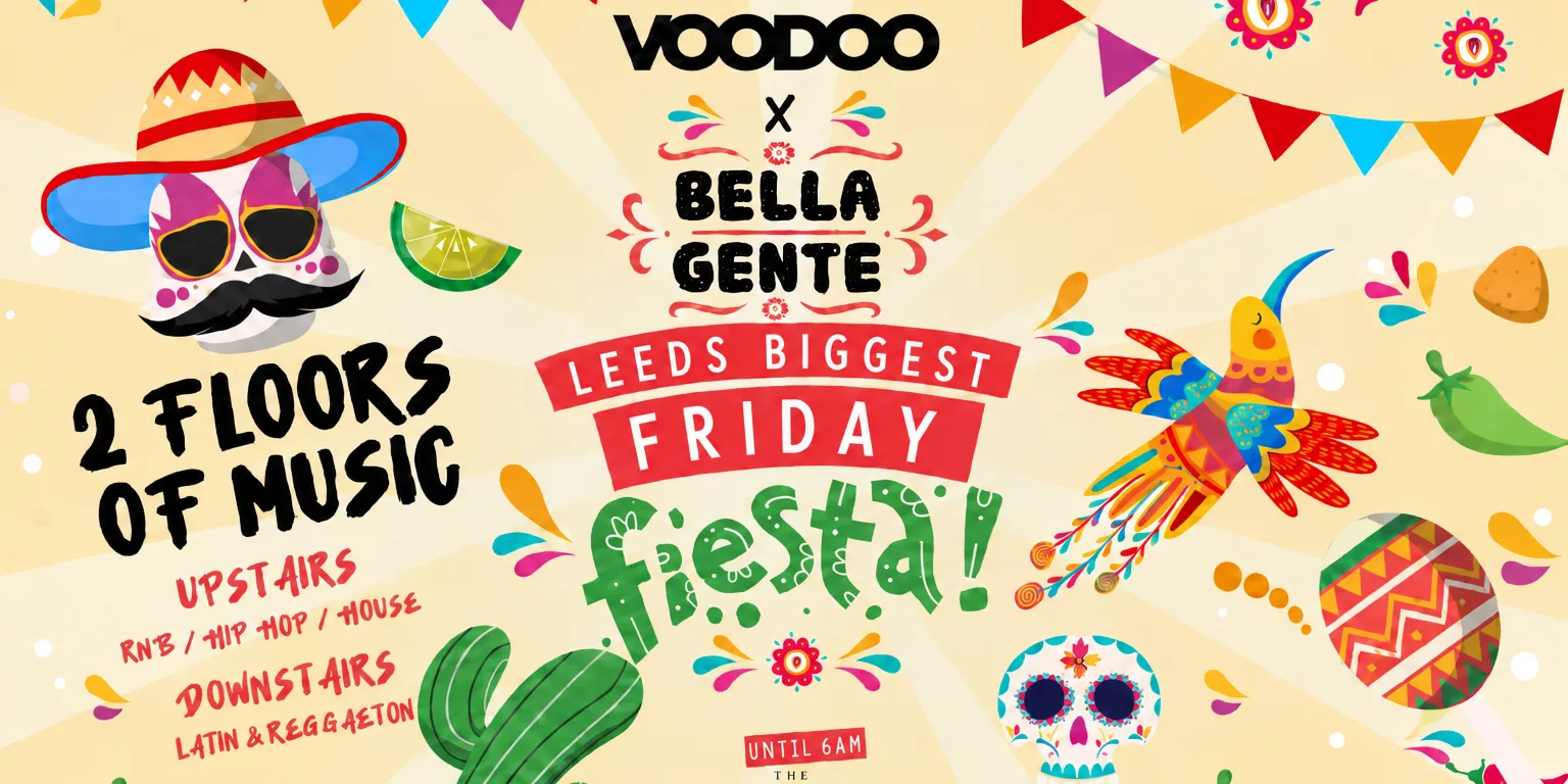 💃 Leeds' Friday Fiesta 2026 | Bella Gente @ The Backroom | 16th October
