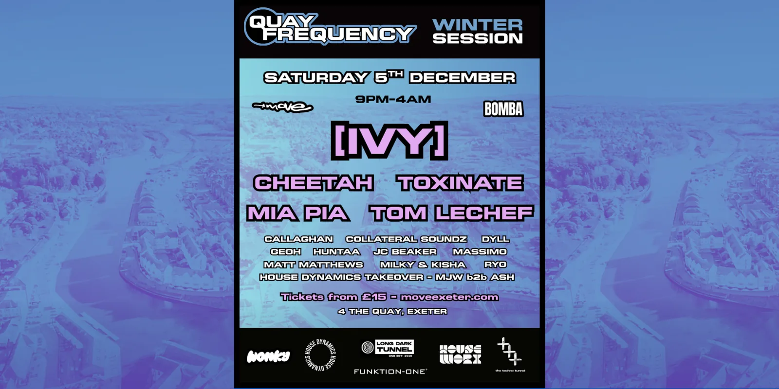 QUAY FREQUENCY WINTER SESSION | 05.12.26 | Move & Bomba - Exeter