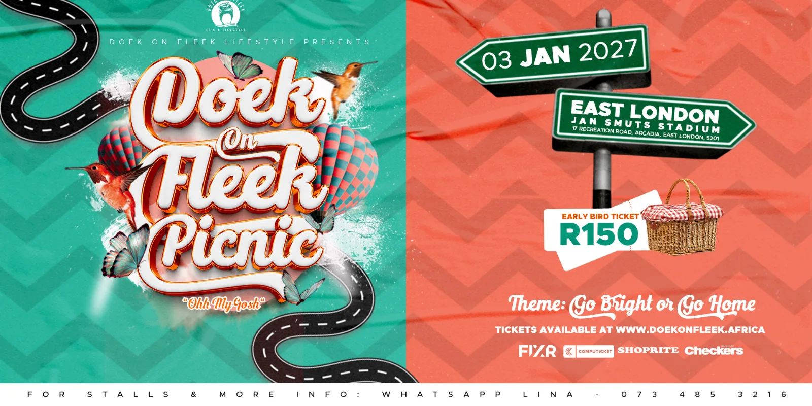 Doek On Fleek Oh My Gosh Picnic - East London