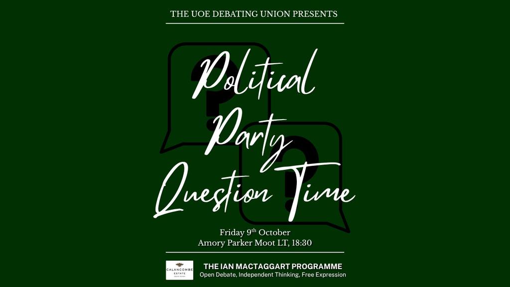 Show Debate : Political Party Question Time