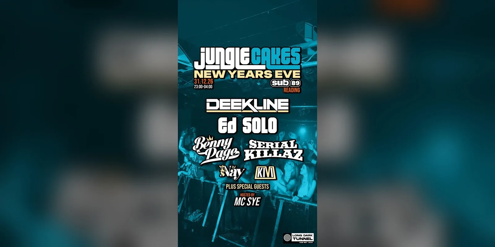 Jungle Cakes x LDT NYE - Reading - Sub 89