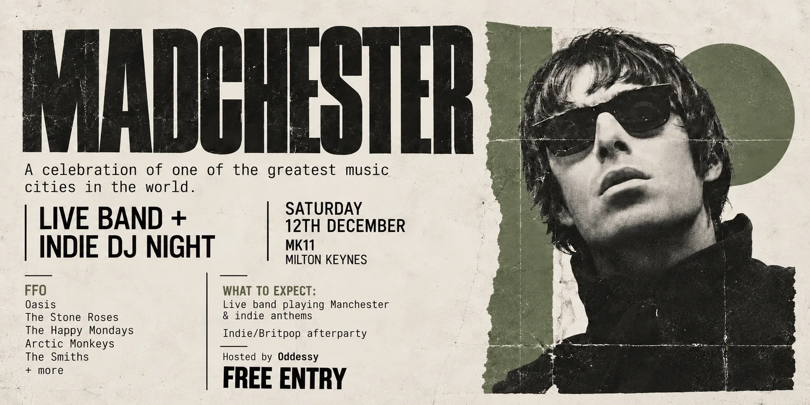 MADCHESTER – Live Band + Indie DJ Night - Free Entry