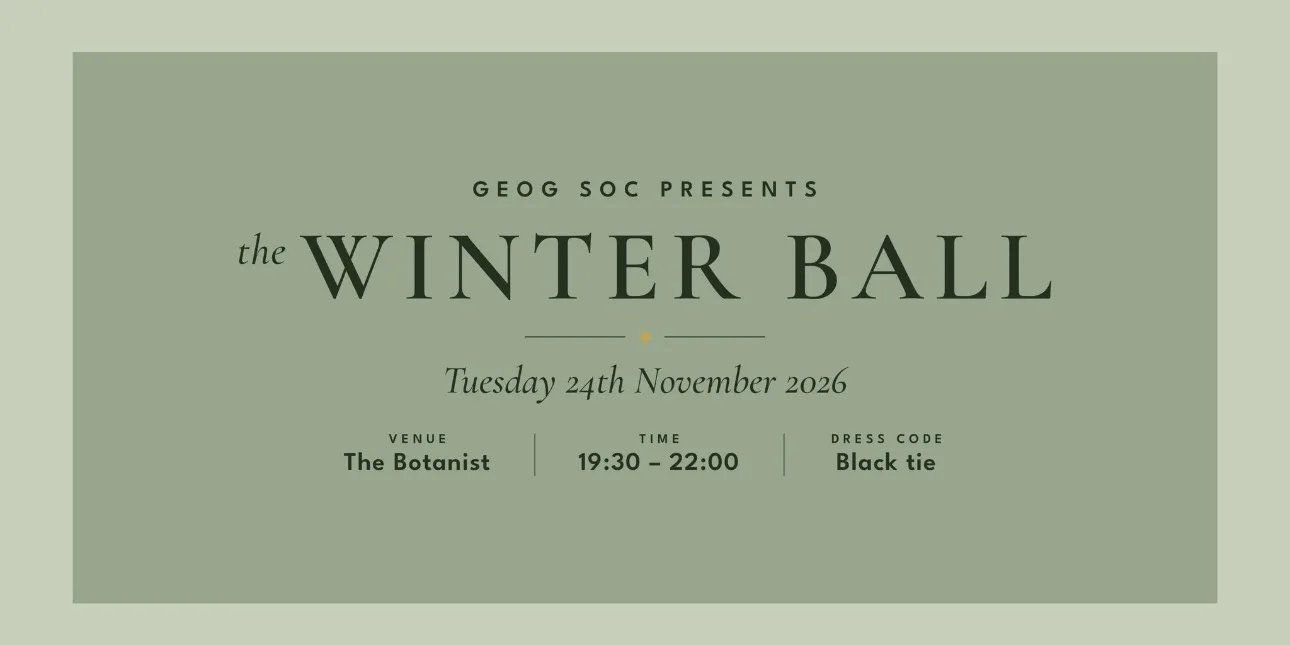 Geogsoc Christmas Ball