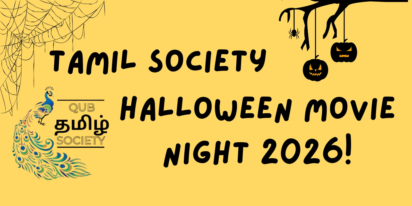 QUB TAMIL SOCIETY HALLOWEEN MOVIE NIGHT 2026