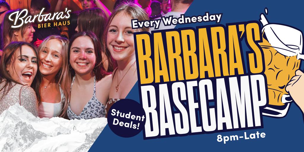 Basecamp Wednesday at Barbara's