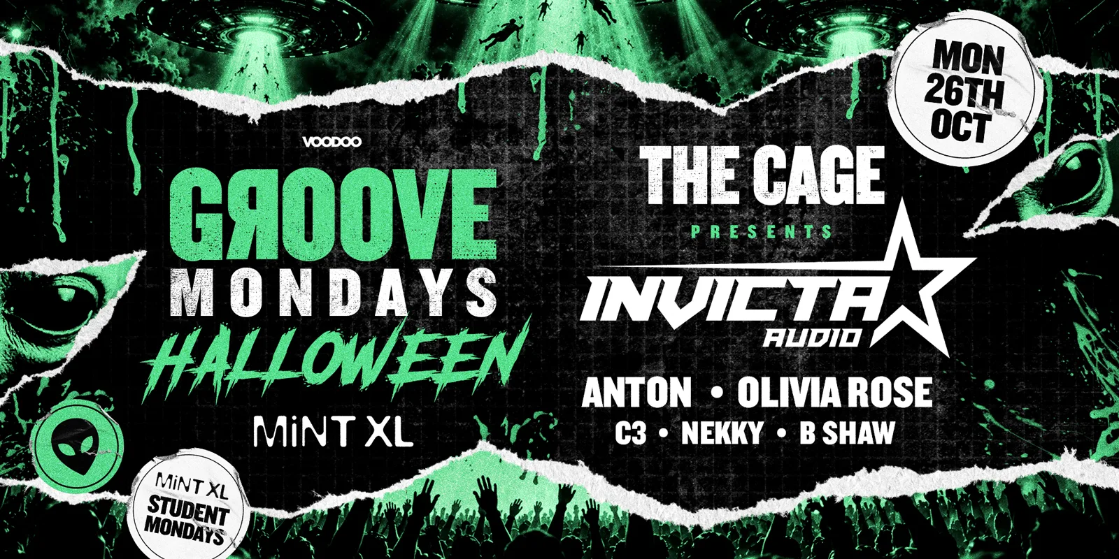 Groove Mondays 26th October @MiNTXl