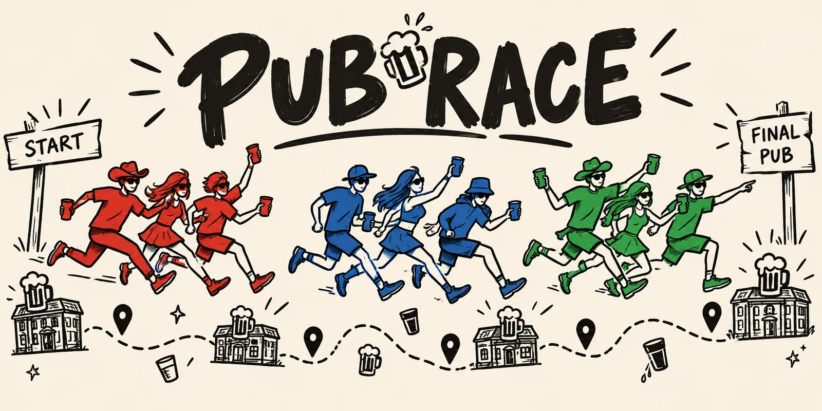 Colour Pub Race