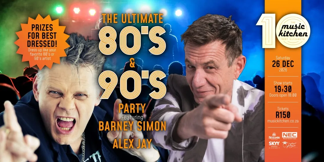 The ULTIMATE 80's & 90's party Ft Barney Simon & Alex Jay