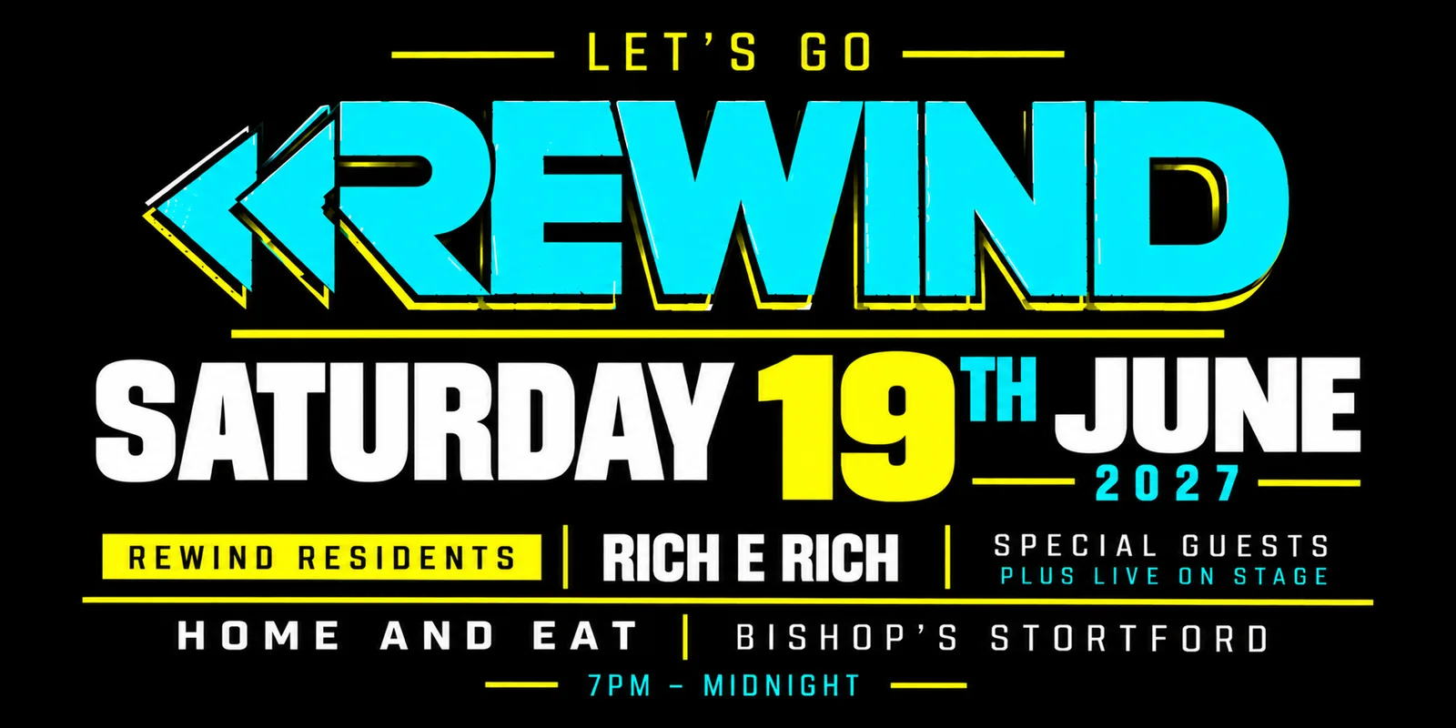 Rewind @ Home & Eat Bishop's Stortford