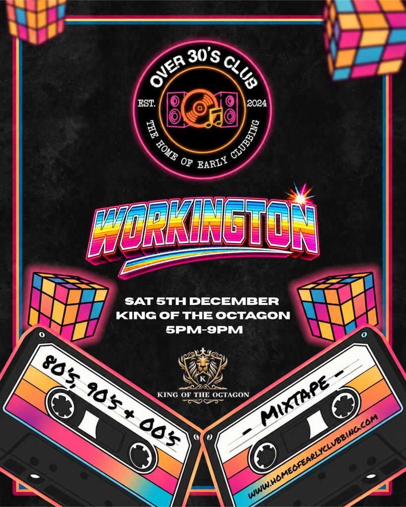 Over 30s Club Workington - Launch Party