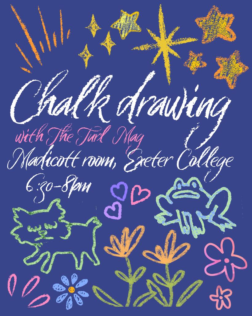 OxArt x The Turl Magazine: Chalk drawing