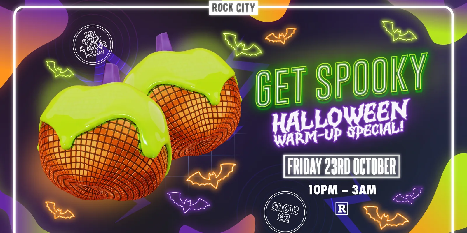 Get Spooky Halloween Warm-up Special! - Nottingham's Biggest Friday Night - 23/10/26