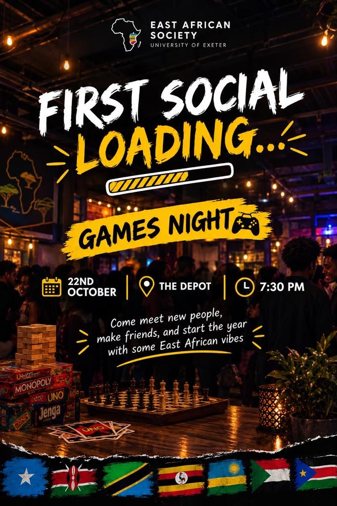 🎮 EAS First Social: Games Night! 🎉
