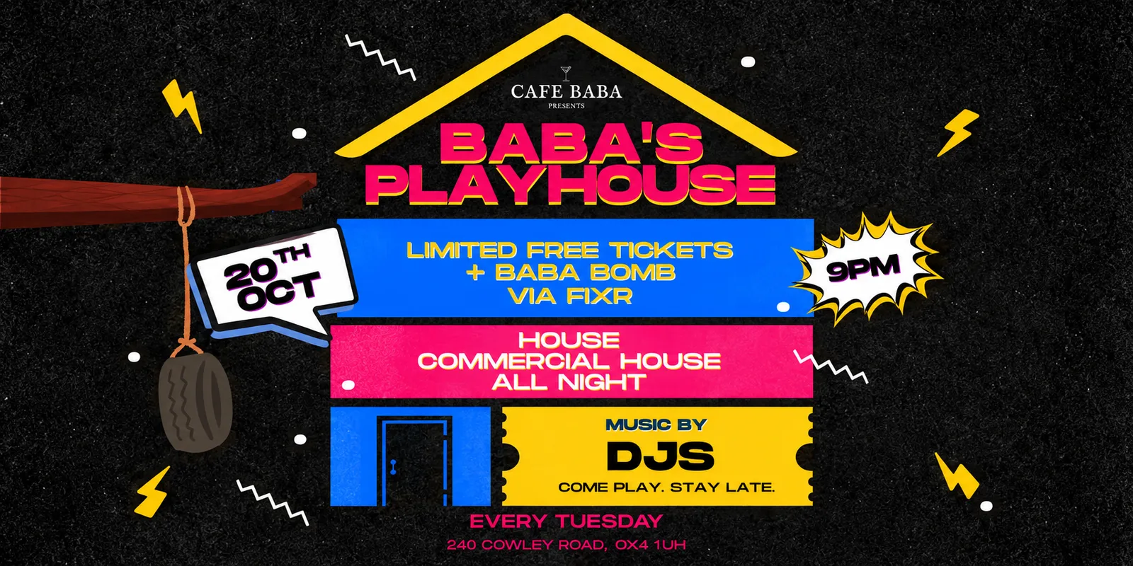 BABA'S PLAYHOUSE | TUESDAY, 20.10