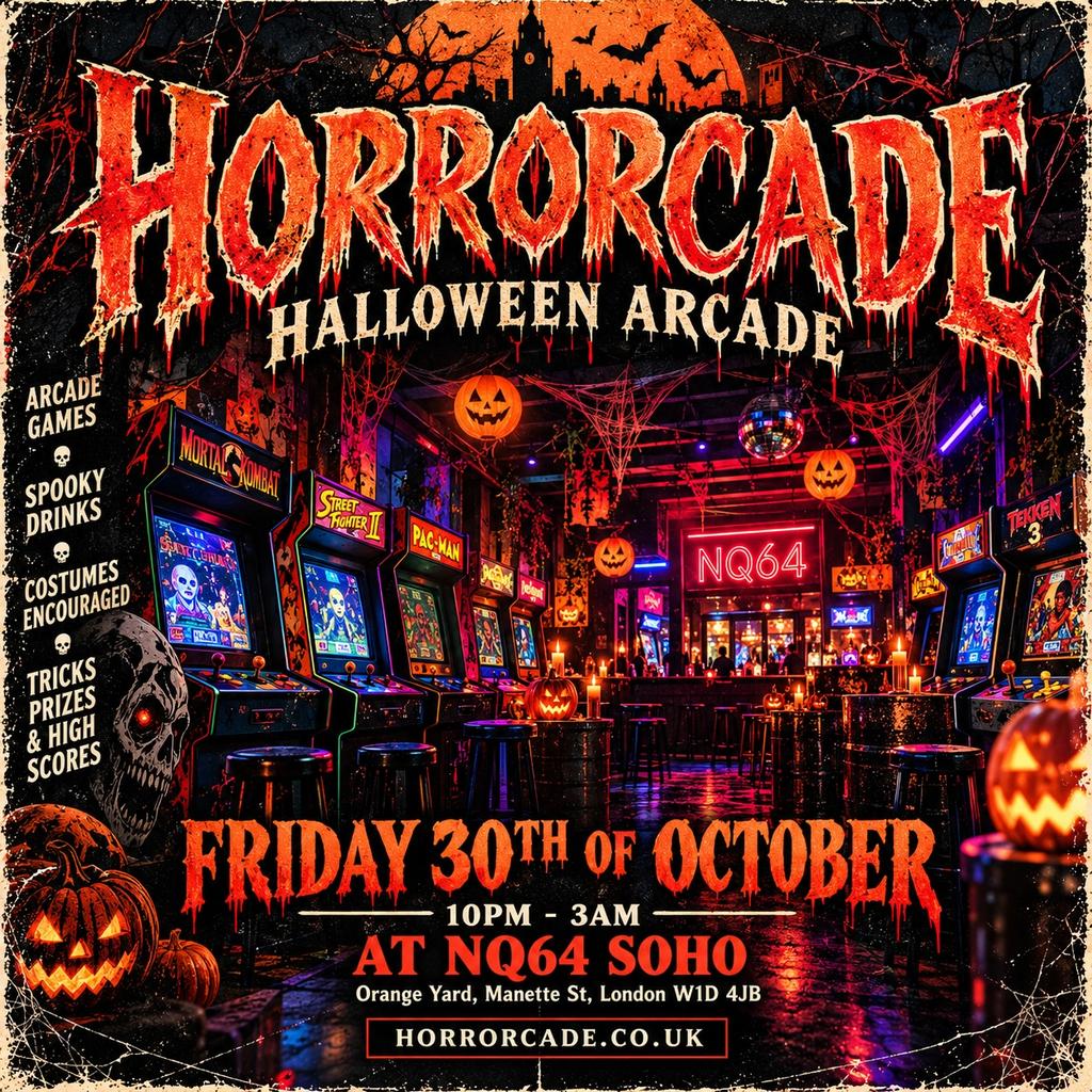 HORRORCADE - London's Biggest Halloween & Arcade Party