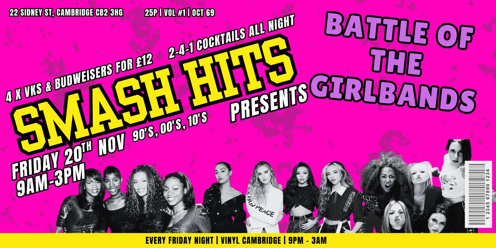 SMASH HITS FRIDAY PRESENTS: BATTLE OF THE GIRLBANDS🎤💖