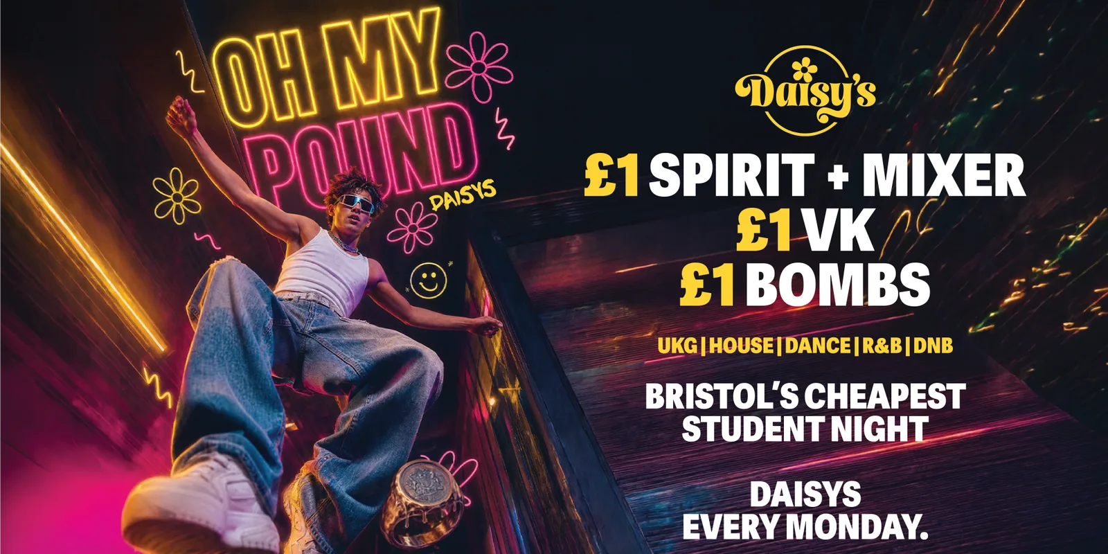 Oh My Pound Mondays - £1 Drinks