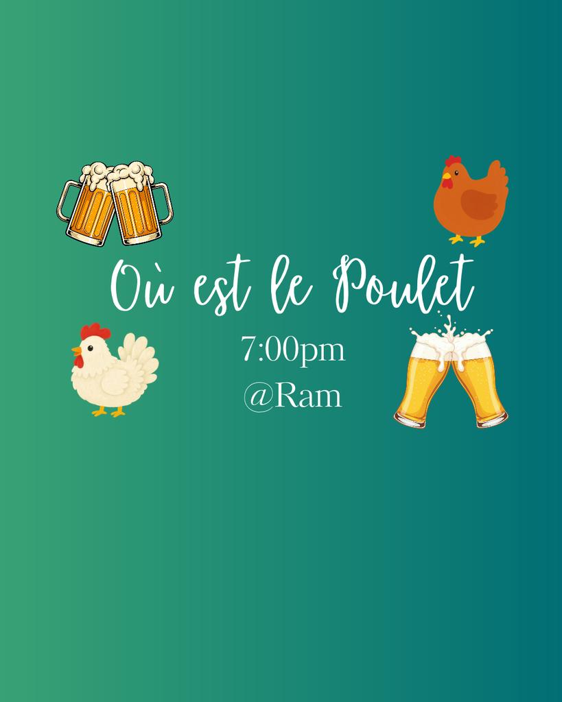 Où est le Poulet Pub Crawl