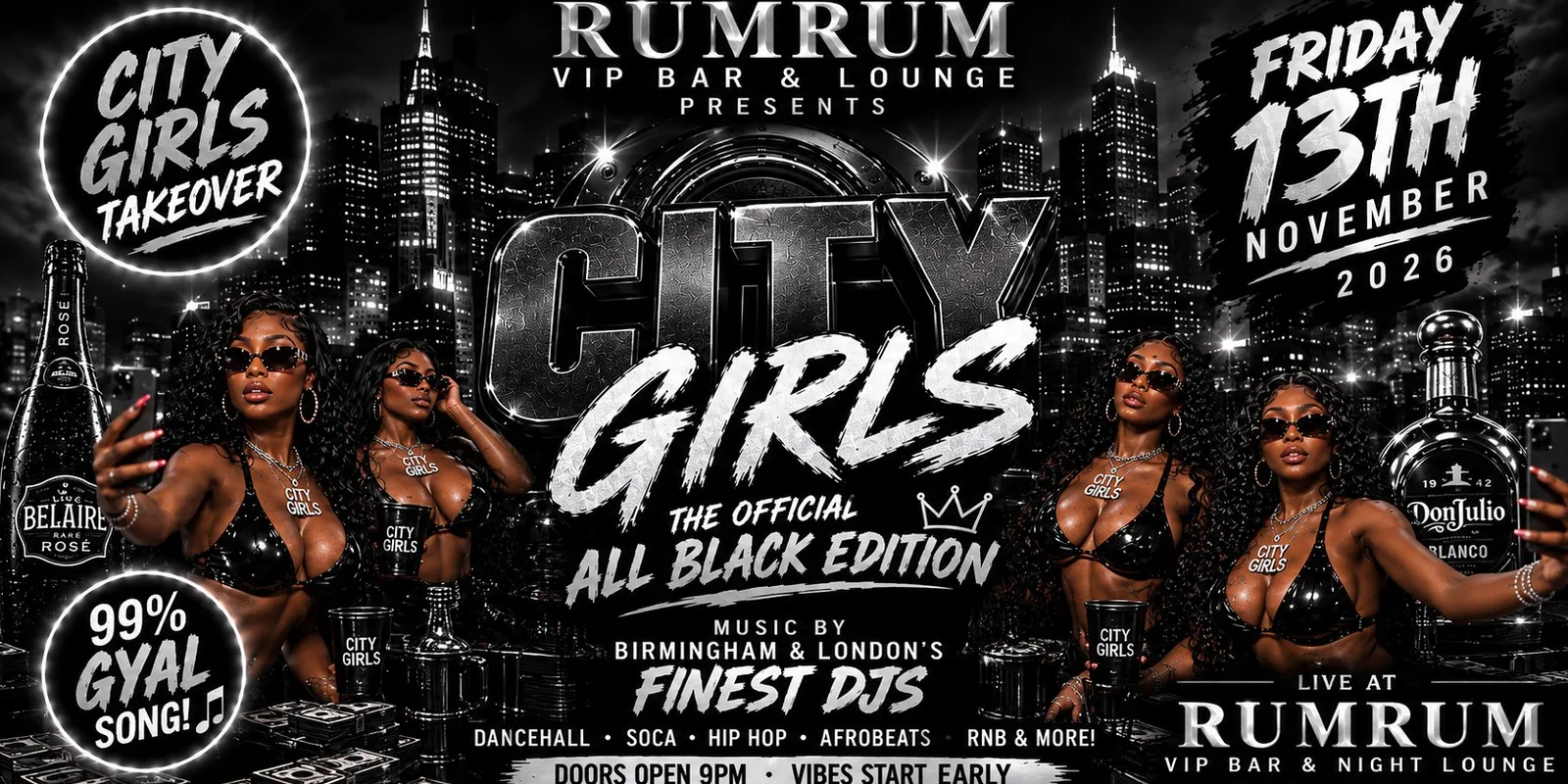🖤🔥 CITY GIRLS TAKEOVER: THE ALL BLACK EDITION 🔥🖤