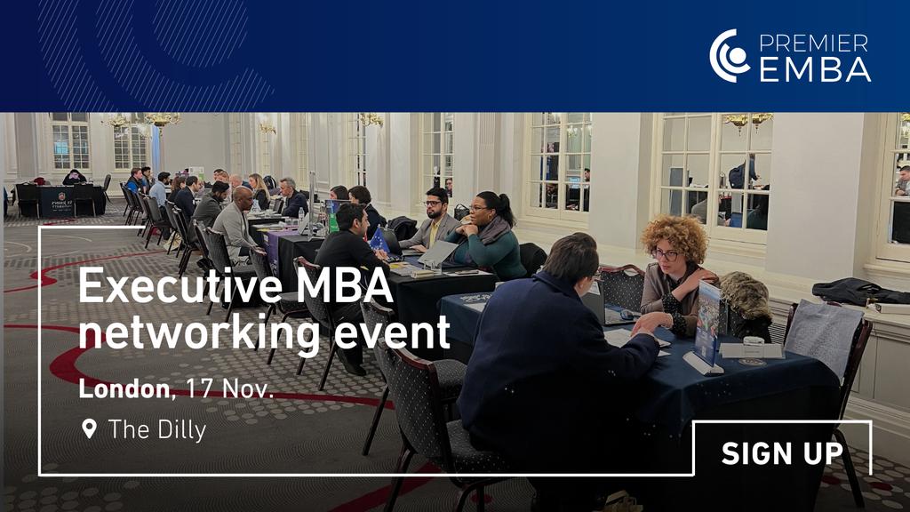 Networking Executive MBA Event in London