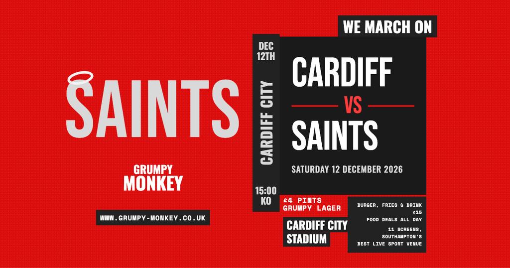 Saints vs Blackburn Rovers β Live at Grumpy Monkey β½π΄βͺ