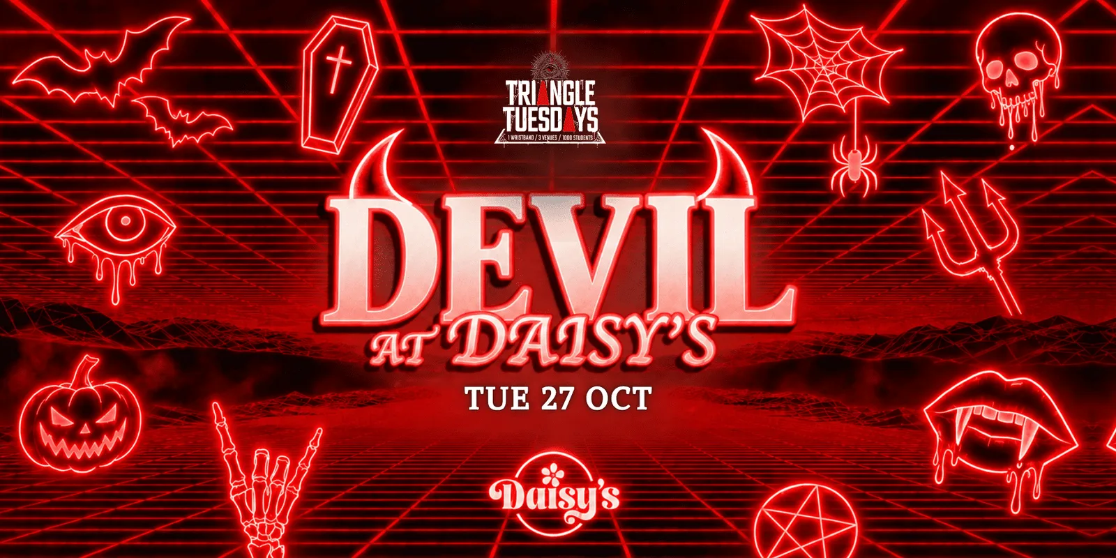 Triangle Tuesdays Halloween Special: 3 Venues - 1000+ Students - 1 Ticket