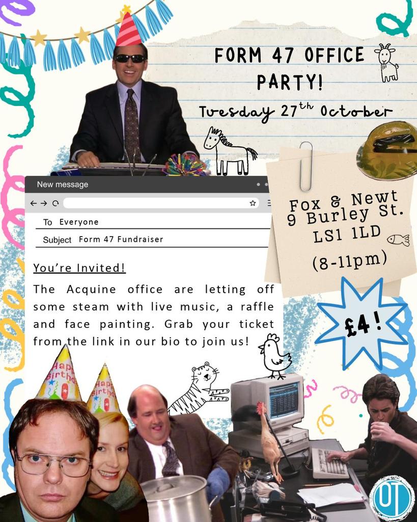 Form 47 Fundraiser - THE OFFICE PARTY 🎉
