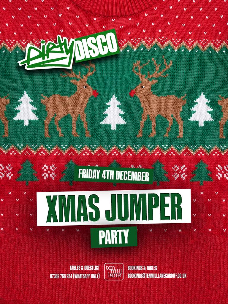 DIRTEE DISCO - XMAS JUMPER PARTY