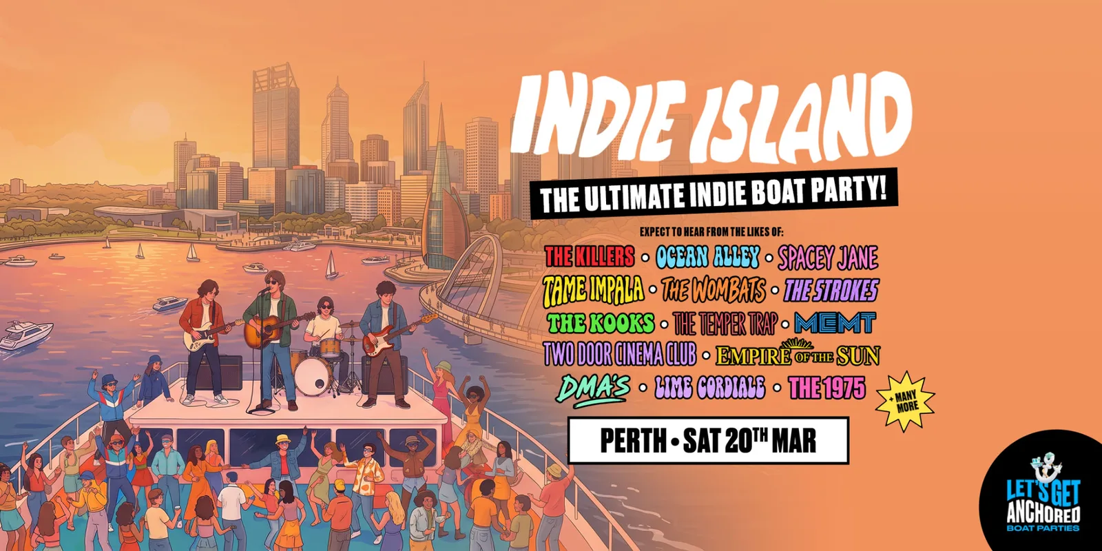 Indie Boat Party - Perth