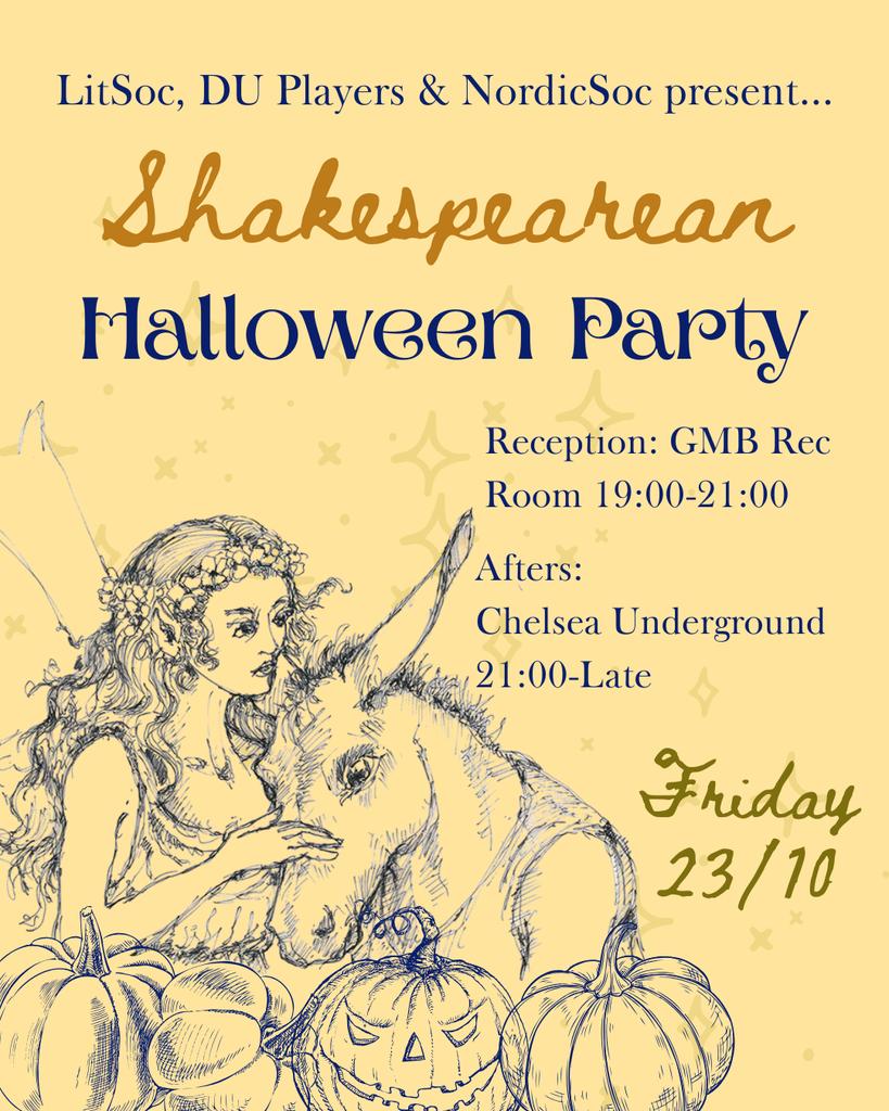 DU Players x Nordic Society x Literary Society Halloween Party