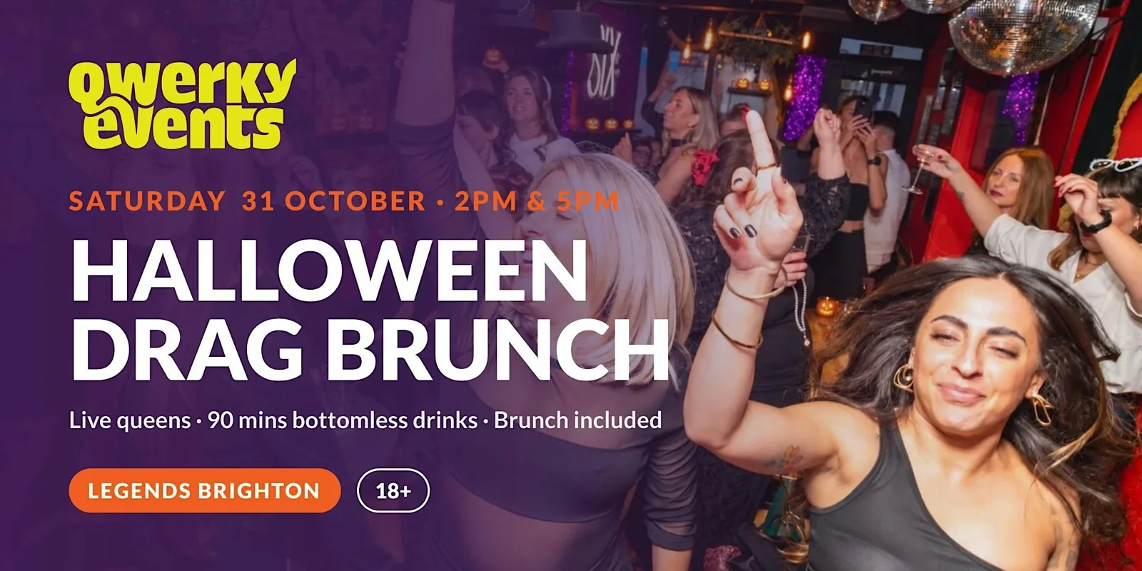 Halloween Bottomless Drag Brunch Brighton