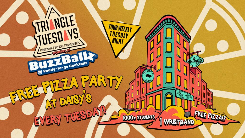 Free Pizza Party @ Daisy's - Triangle Tuesdays