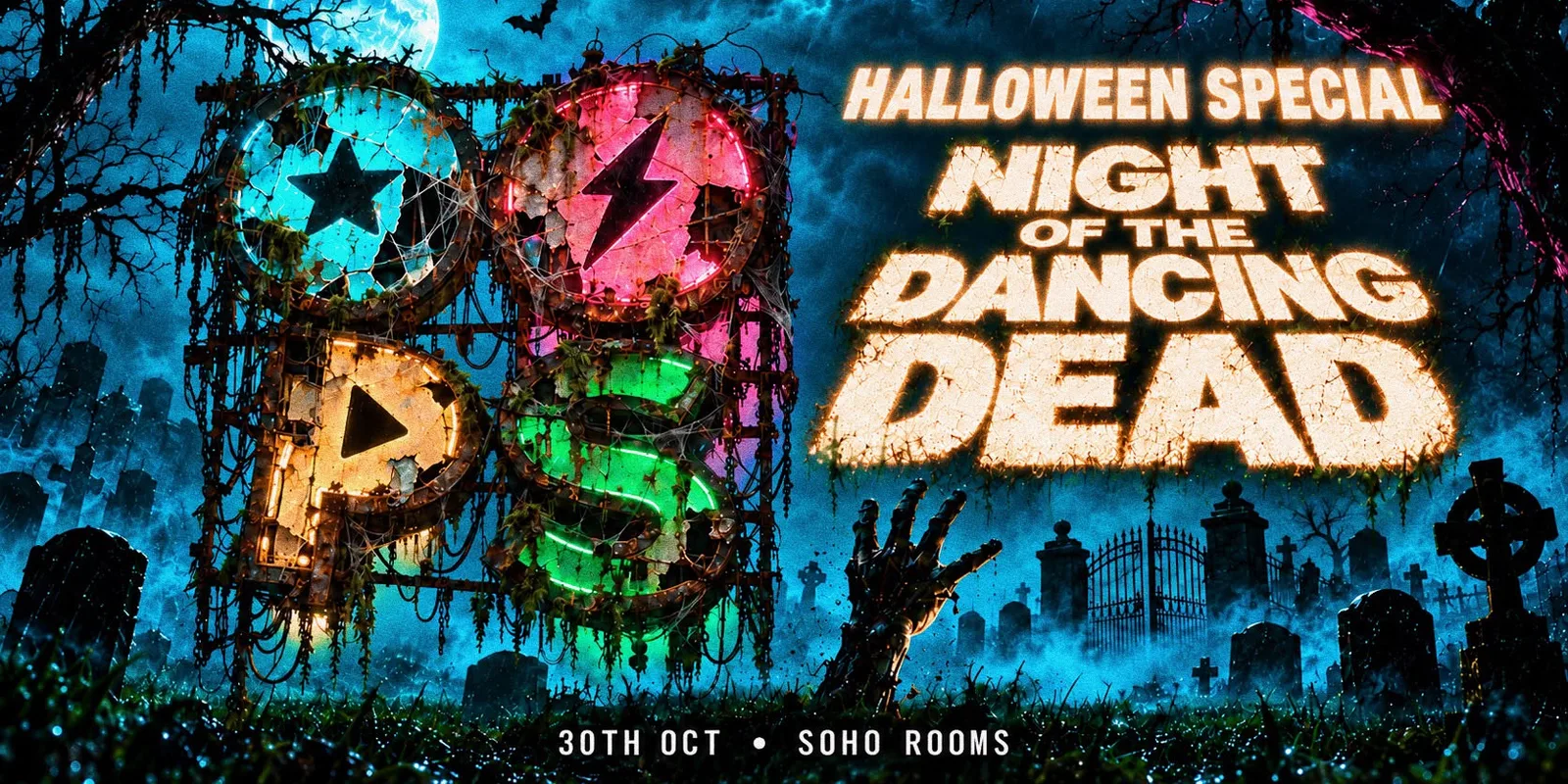 ☠️😈 OOPS! HALLOWEEN FRIDAY SPECIAL - NIGHT OF THE DANCING DEAD 😈☠️  FOUR FLOORS | 2,000+ STUDENTS | @ SOHO ROOMS NEWCASTLE