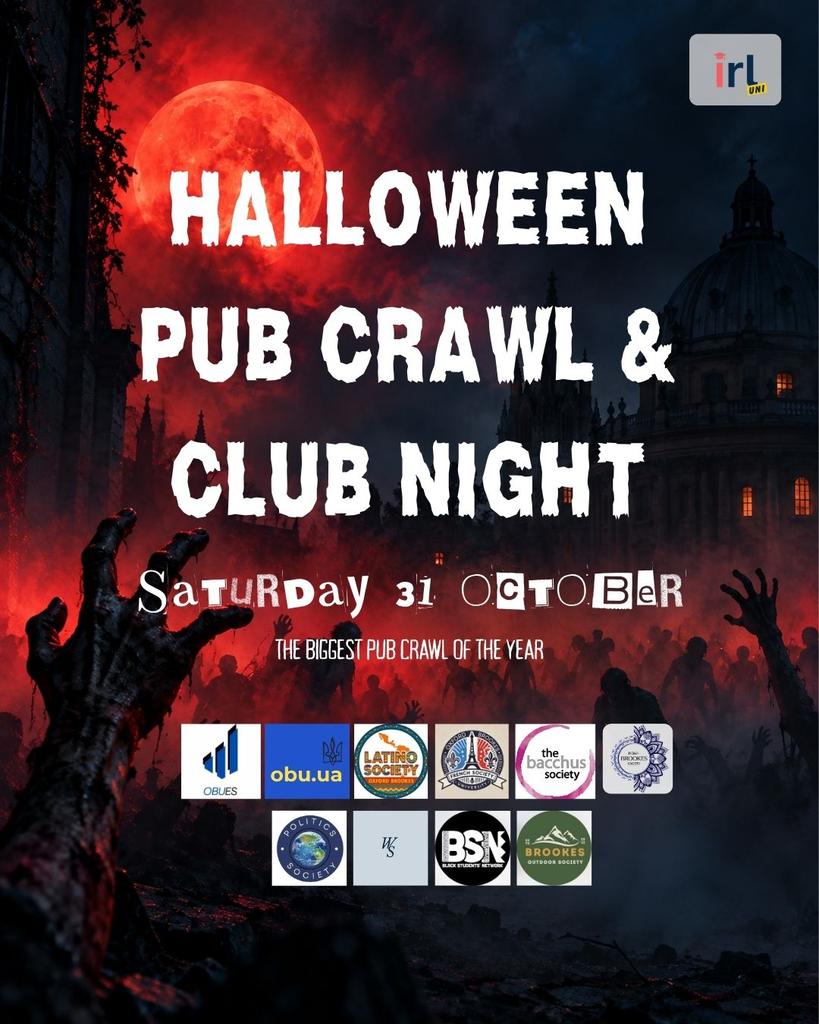 Halloween Pub Crawl and Club Night