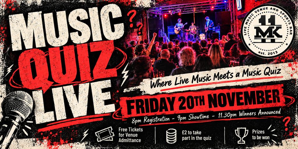 Music Quiz LIVE | Live Band & Music Quiz - Free Entry