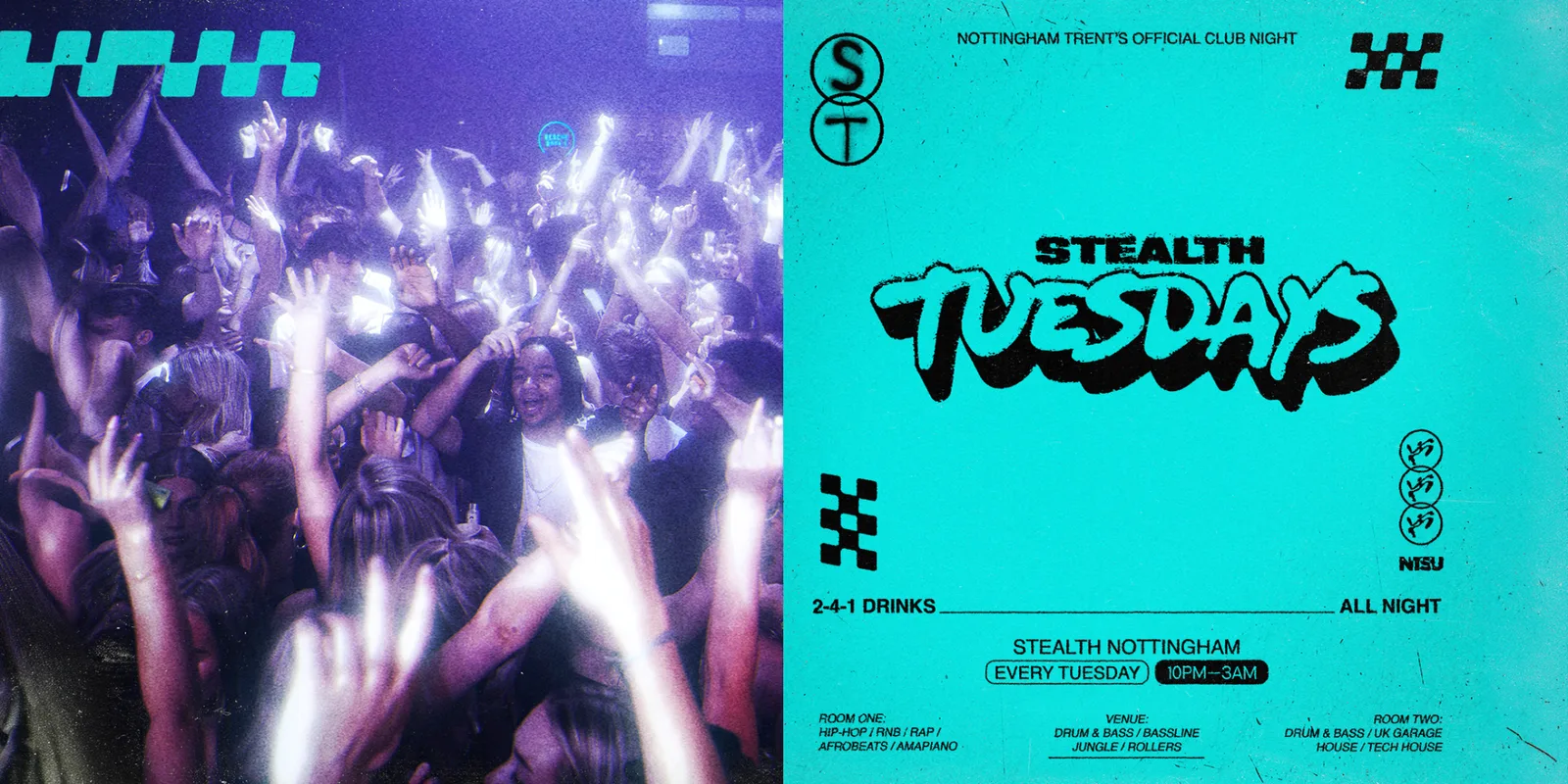 Stealth Tuesdays 🏁 Nottingham Trent's Official Tuesday Night