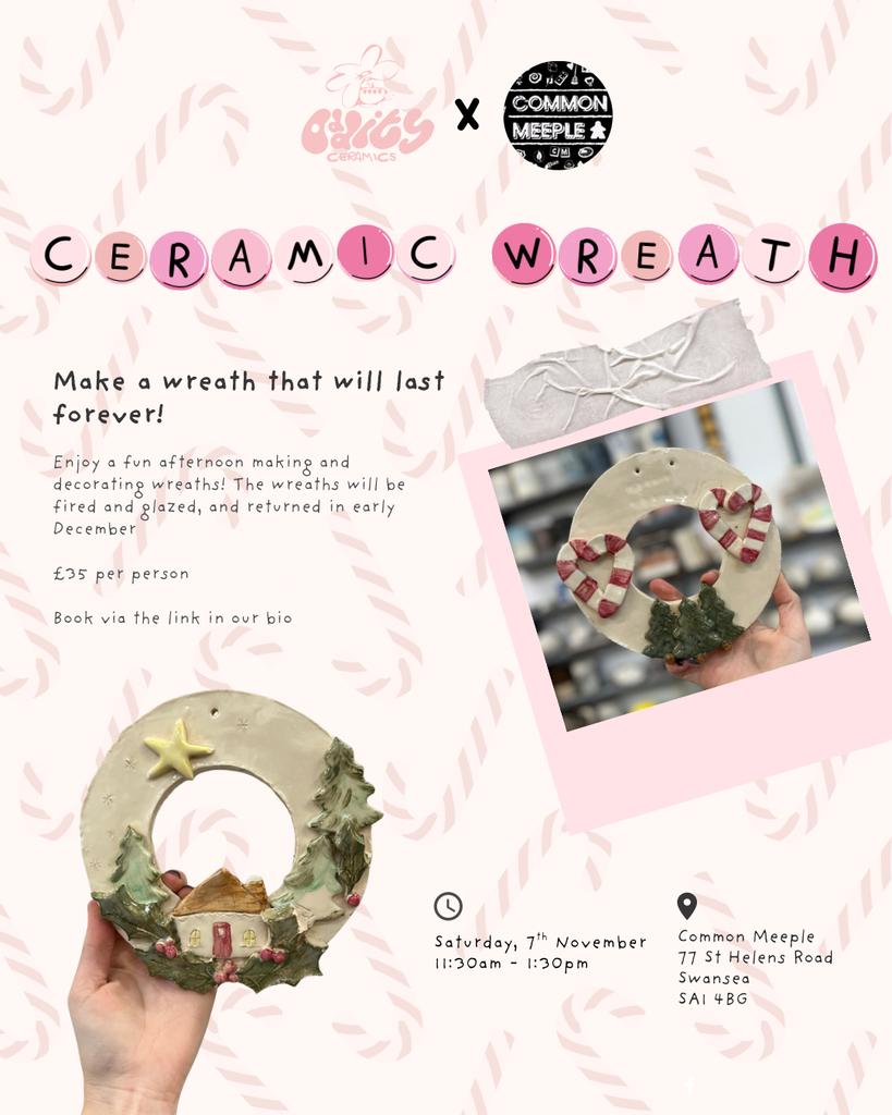 Ceramic Christmas Wreaths @ Common Meeple