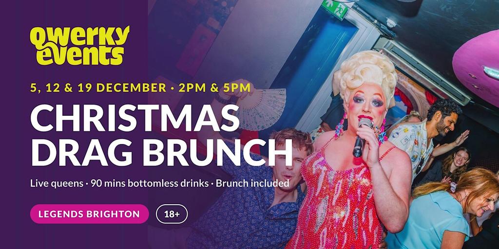 Christmas Bottomless Drag Brunch Brighton
