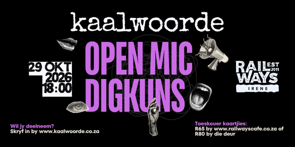 Kaalwoorde - Open Mic Night