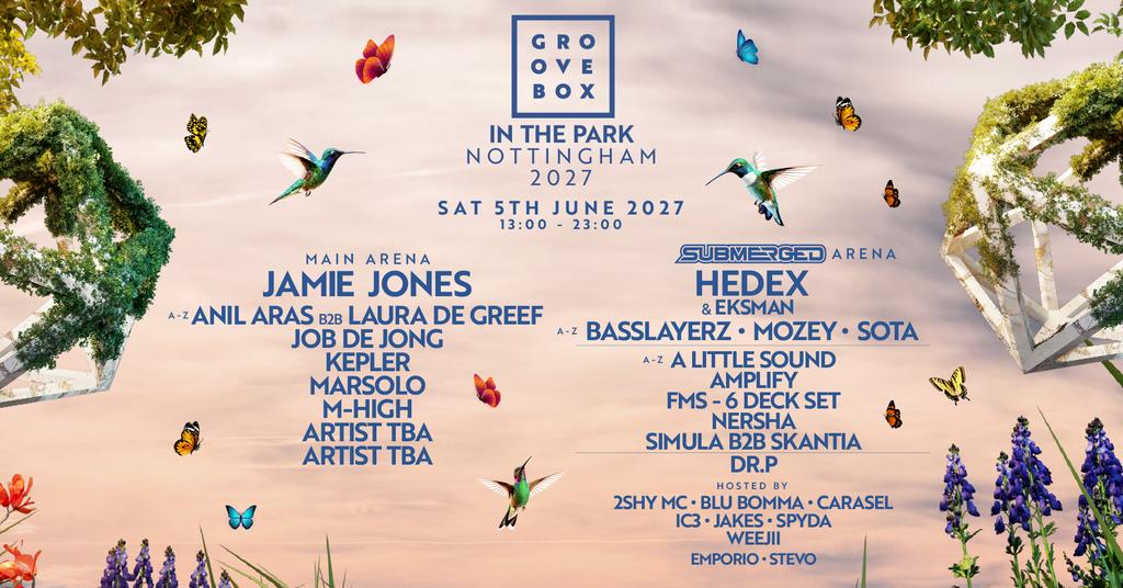 JAMIE JONES, HEDEX + more | Groovebox In The Park 2027