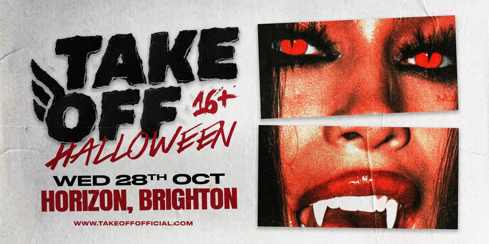Take Off 16+ HALLOWEEN RAVE 👻 HORIZON BRIGHTON!