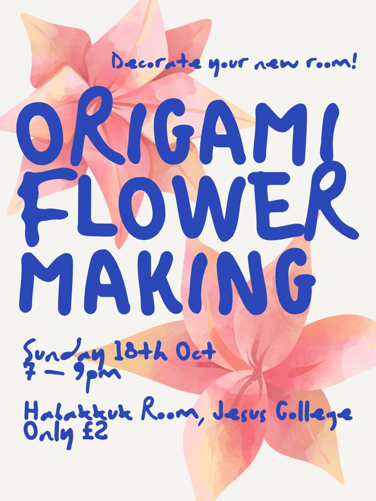 Origami flowers