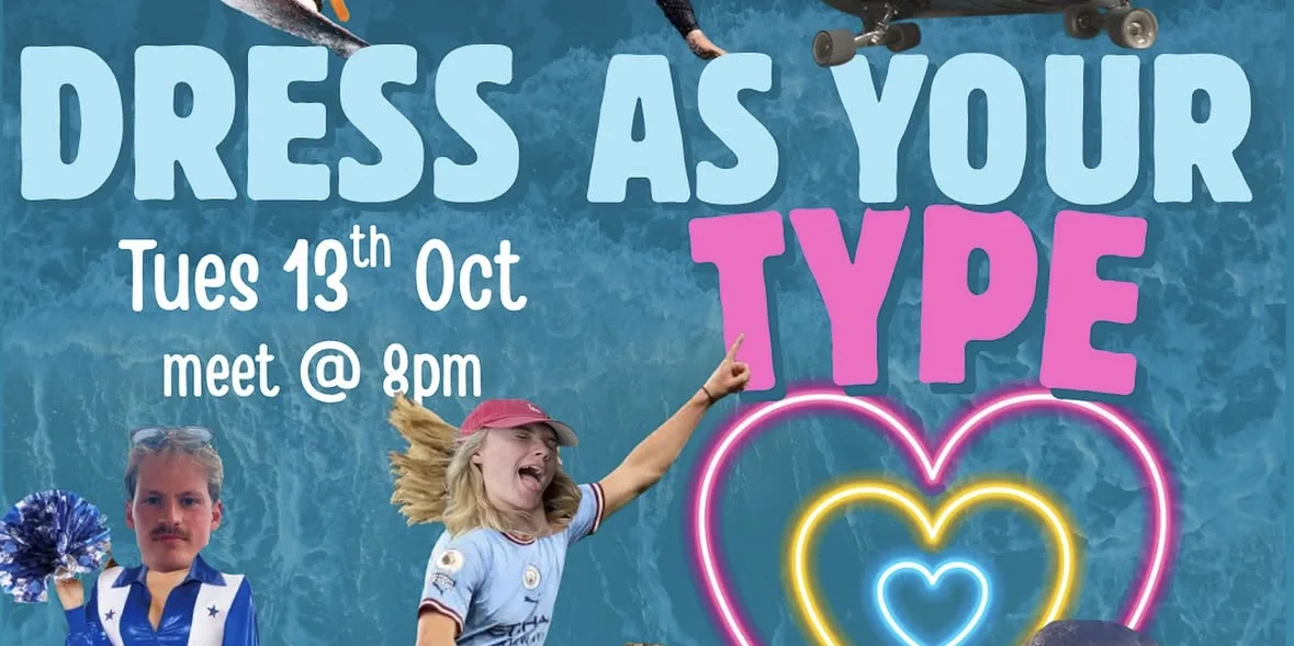 Whole club social - Dress as your type