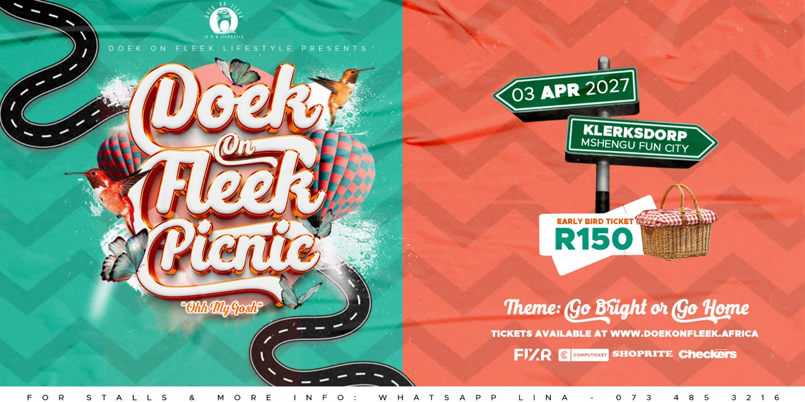Doek On Fleek Oh My Gosh Picnic - Klerksdorp