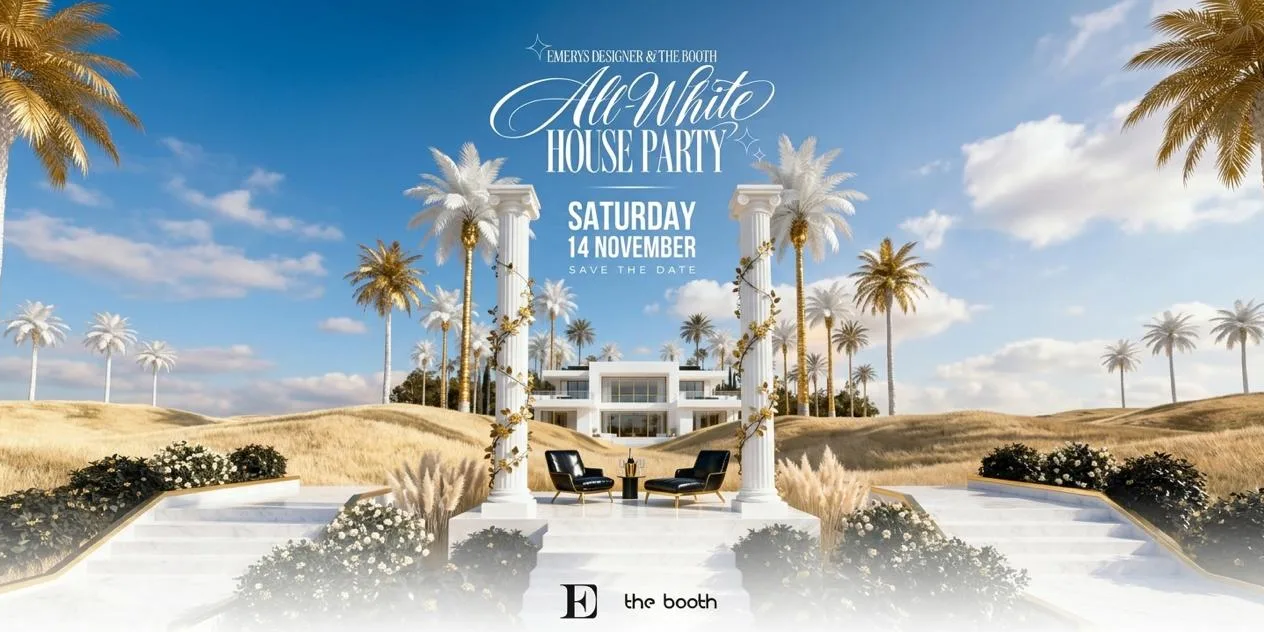 Emerys Design and The Booth All White House Party