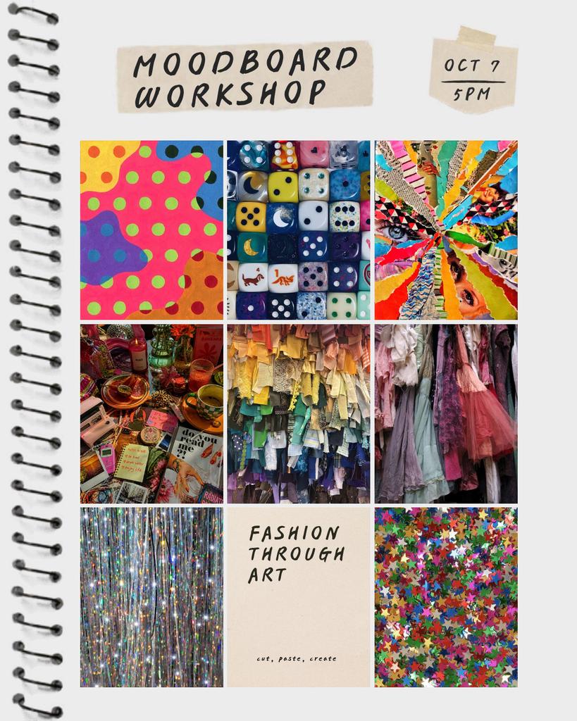 Fashion Through Art Moodboard Workshop