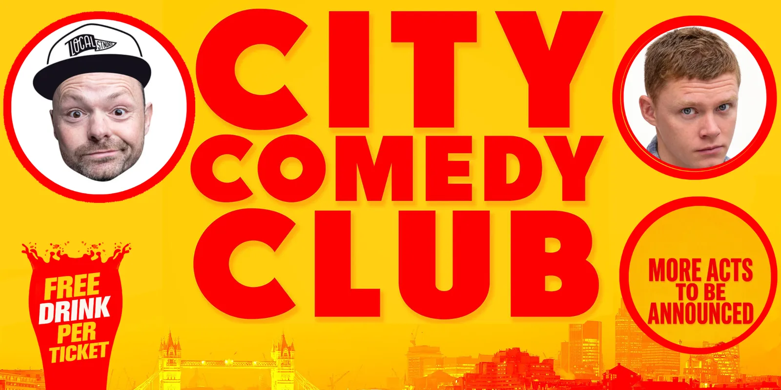 Sat 24 OCT 8:00PM: (INCLUDES FREE DRINK)